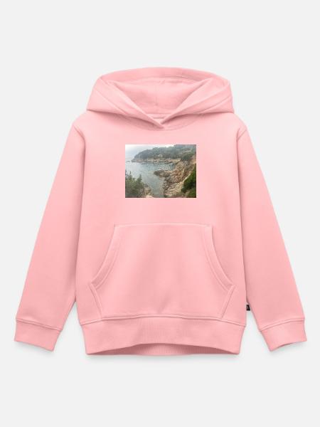 IMG_9562mar - Kinder Premium Organic Hoodie - Rosa