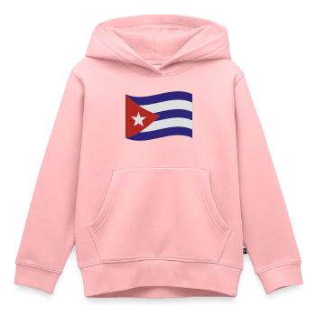 Cuba - Sweat Premium à capuche enfant bio - rose - Devant - AI Model Kid Female (0cm)