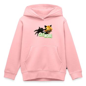 Miraculous Cat Noir Adrien - Kinder Premium Organic Hoodie - Rosa - Vorne - AI Model Kid Female (0cm)
