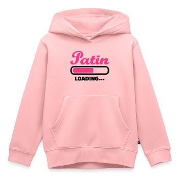 Patin - Kinder Premium Organic Hoodie - Rosa - Vorne - AI Model Kid Female (0cm)