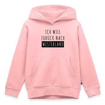 Ich will zurück nach Westerland - Kinder Premium Organic Hoodie - Rosa - Vorne - AI Model Kid Female (0cm)