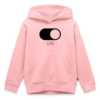 ON - Kinder Premium Organic Hoodie - Rosa - Vorne - AI Model Kid Female (0cm)