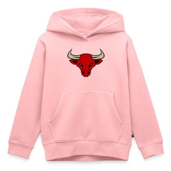 taurus 02 - Kids Premium Organic Hoodie - rose - Front - AI Model Kid Female (0cm)
