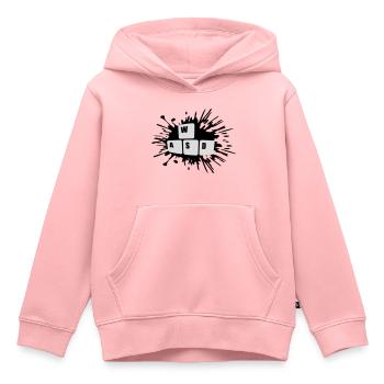 Tastatur Tasten Gamer WASD - Kinder Premium Organic Hoodie - Rosa - Vorne - AI Model Kid Female (0cm)