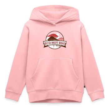 Eco not Ego - Kinder Premium Organic Hoodie - Rosa - Vorne - AI Model Kid Female (0cm)