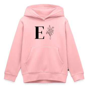 Minimalistische Blumen - Kinder Premium Organic Hoodie - Rosa - Vorne - AI Model Kid Female (0cm)