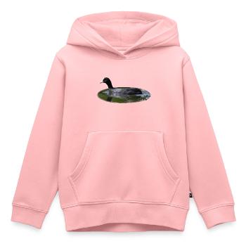 Blässhuhn Wasservogel Vogel - Kinder Premium Organic Hoodie - Rosa - Vorne - AI Model Kid Female (0cm)