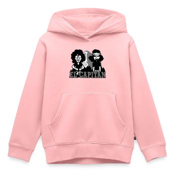 El Capitan Yosemite Valley - Kids Premium Organic Hoodie - rose - Front - AI Model Kid Female (0cm)