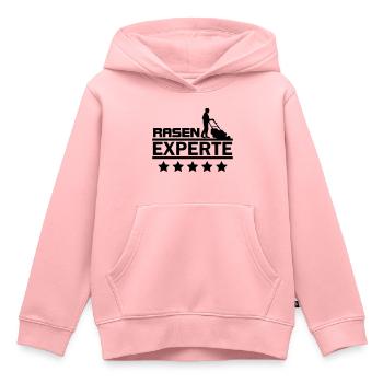 Rasen Experte Platzwart Rasenmähen - Kinder Premium Organic Hoodie - Rosa - Vorne - AI Model Kid Female (0cm)