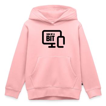 Son of a bit - Kinder Premium Organic Hoodie - Rosa - Vorne - AI Model Kid Female (0cm)