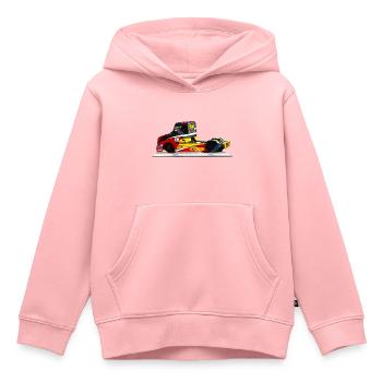Rennwagen - Kinder Premium Organic Hoodie - Rosa - Vorne - AI Model Kid Female (0cm)