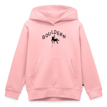 climbing - Kinder Premium Organic Hoodie - Rosa - Vorne - AI Model Kid Female (0cm)