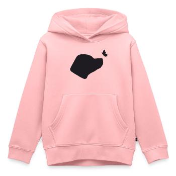 American Staffordshire Terrier - Kinder Premium Organic Hoodie - Rosa - Vorne - AI Model Kid Female (0cm)