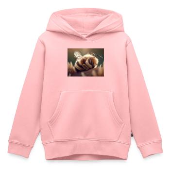 Niedliche Tiere im Winterschlaf – Schildkröte - Kinder Premium Organic Hoodie - Rosa - Vorne - AI Model Kid Female (0cm)