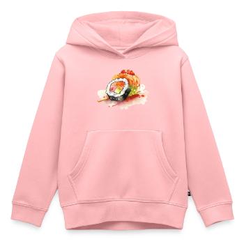 Sushi - Kids Premium Organic Hoodie - rose - Front - AI Model Kid Female (0cm)