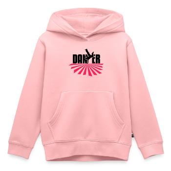 dancer - Kids Premium Organic Hoodie - rose - Front - AI Model Kid Female (0cm)