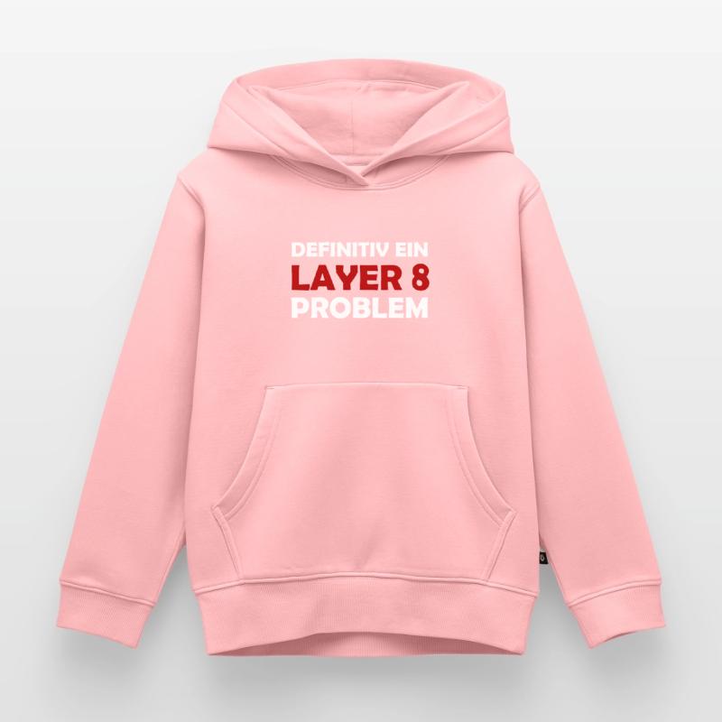 Definitiv Ein Layer 8 Problem IT Support Admin Kinder Premium Organic Hoodie