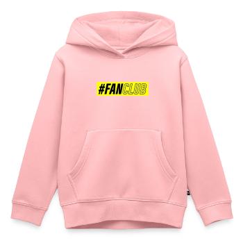 Fan Club Verein - Sweat Premium à capuche enfant bio - rose - Devant - AI Model Kid Female (0cm)