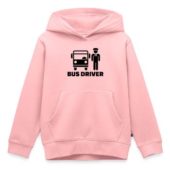 Busfahrer - Kinder Premium Organic Hoodie - Rosa - Vorne - AI Model Kid Female (0cm)