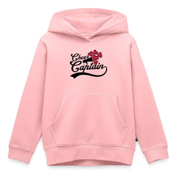 Cheer cheering On Cheer Captain Megafon - Kids Premium Organic Hoodie - rose - Front - AI Model Kid Female (0cm)