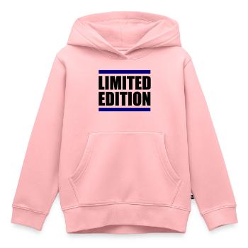 Limited Edition - Kids Premium Organic Hoodie - rose - Front - AI Model Kid Female (0cm)