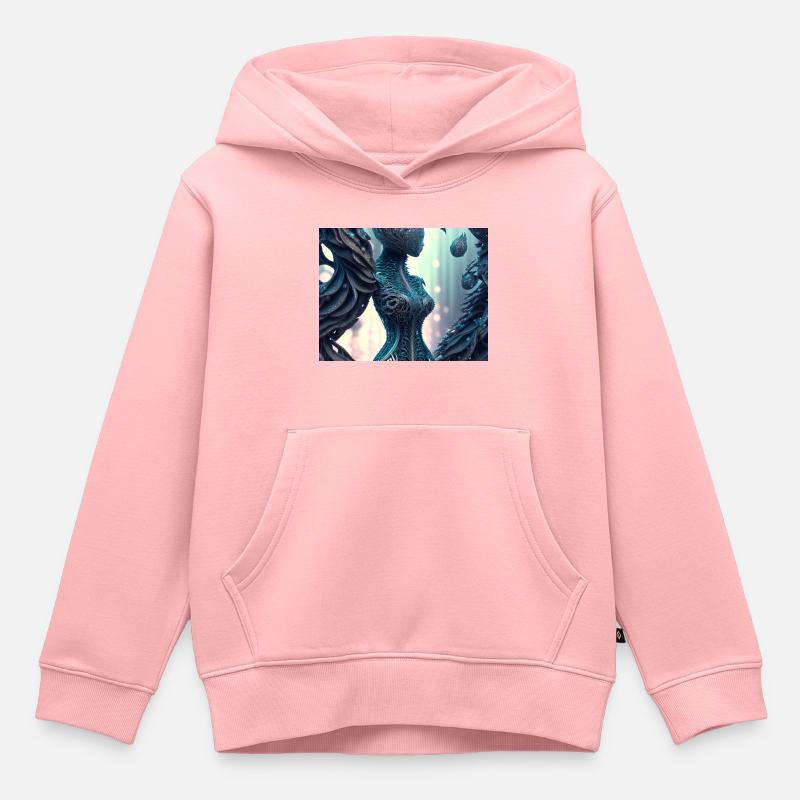 Femme arbre - Sweat Premium à capuche enfant bio - rose