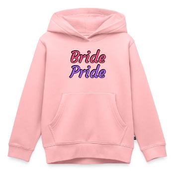 Braut Pride - Lesbische Hochzeit - Kinder Premium Organic Hoodie - Rosa - Vorne - AI Model Kid Female (0cm)