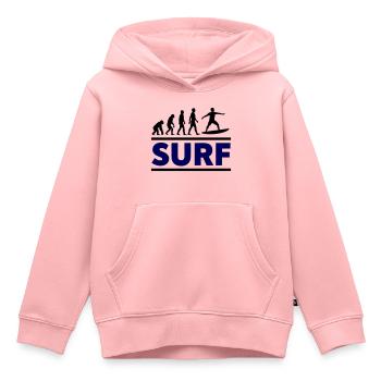 Surf Evolution - Kinder Premium Organic Hoodie - Rosa - Vorne - AI Model Kid Female (0cm)