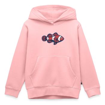 Clownfisch - Kinder Premium Organic Hoodie - Rosa - Vorne - AI Model Kid Female (0cm)