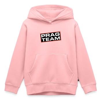 Prag Team - Kinder Premium Organic Hoodie - Rosa - Vorne - AI Model Kid Female (0cm)