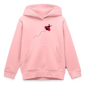Marienkäfer - Kinder Premium Organic Hoodie - Rosa - Vorne - AI Model Kid Female (0cm)