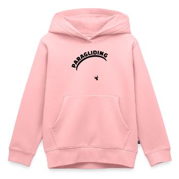 Paragliding - Kinder Premium Organic Hoodie - Rosa - Vorne - AI Model Kid Female (0cm)