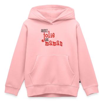 Aussi jolie que maman - Kinder Premium Organic Hoodie - Rosa - Vorne - AI Model Kid Female (0cm)