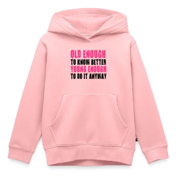 Best Birthday Shirt - Funny Quote - Kinder Premium Organic Hoodie - Rosa - Vorne - AI Model Kid Female (0cm)