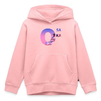 Osaka - Kids Premium Organic Hoodie - rose - Front - AI Model Kid Female (0cm)