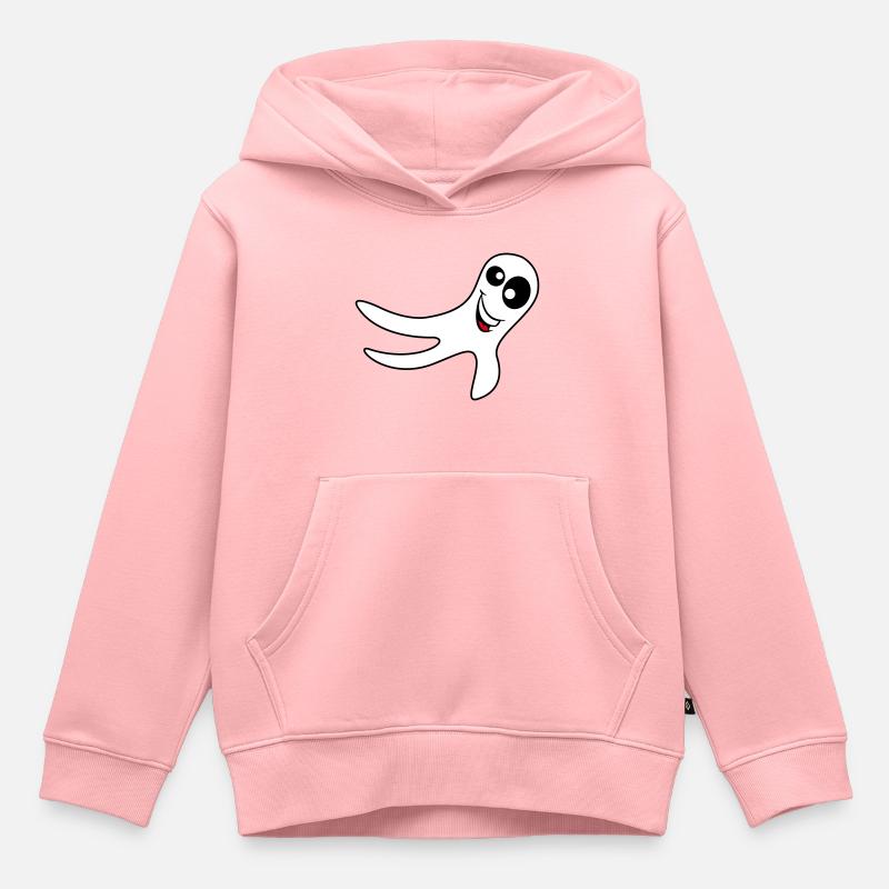 Fantôme - Sweat Premium à capuche enfant bio - rose