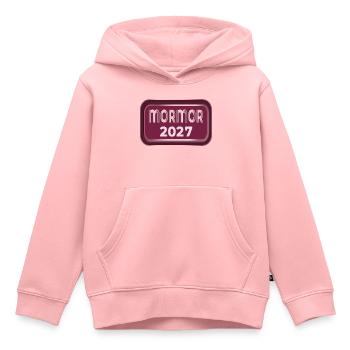 Schwedische Großmutter 2027 - Kinder Premium Organic Hoodie - Rosa - Vorne - AI Model Kid Female (0cm)