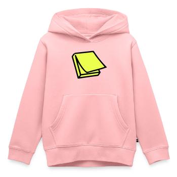 Postit - Kinder Premium Organic Hoodie - Rosa - Vorne - AI Model Kid Female (0cm)