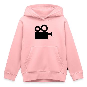 Kamera Kino - Kinder Premium Organic Hoodie - Rosa - Vorne - AI Model Kid Female (0cm)