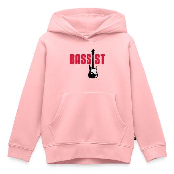 bassist - Kinder Premium Organic Hoodie - Rosa - Vorne - AI Model Kid Female (0cm)