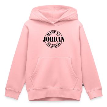 made in jordan m1k2 - Kids Premium Organic Hoodie - rose - Front - AI Model Kid Female (0cm)