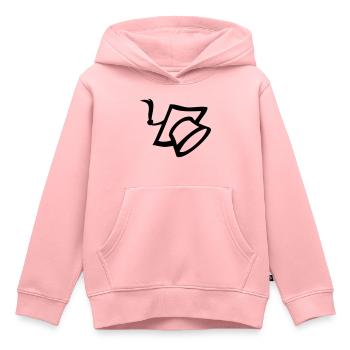 studentenkappe - Kinder Premium Organic Hoodie - Rosa - Vorne - AI Model Kid Female (0cm)