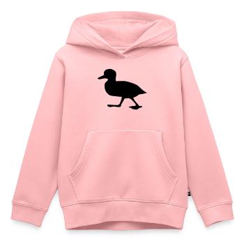 Duck, chick 3 (super cheap!) - Sweat Premium à capuche enfant bio - rose - Devant - AI Model Kid Female (0cm)
