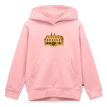 Goslar Rathaus Harz Niedersachsen - Kinder Premium Organic Hoodie - Rosa - Vorne - AI Model Kid Female (0cm)
