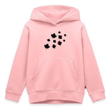 ahornblätter - Kinder Premium Organic Hoodie - Rosa - Vorne - AI Model Kid Female (0cm)