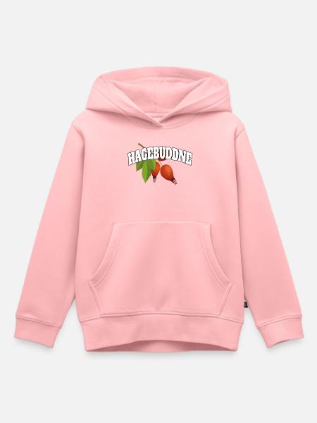Hagebuddne – Wortspiel Meme Spruch - Kinder Premium Organic Hoodie - Rosa