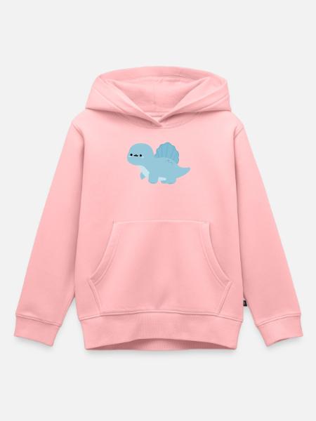 Spinosaurus Nelly - Kinder Premium Organic Hoodie - Rosa