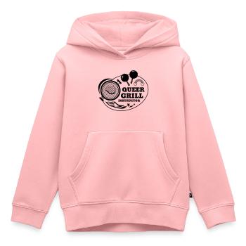 Queer Grill Instructor BBQ Geschenkidee - Kinder Premium Organic Hoodie - Rosa - Vorne - AI Model Kid Female (0cm)