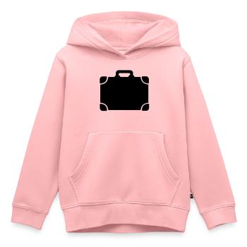 Koffer - Kinder Premium Organic Hoodie - Rosa - Vorne - AI Model Kid Female (0cm)