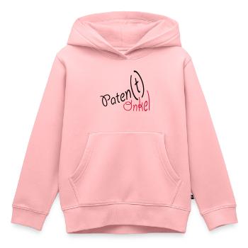 Parrain - Sweat Premium à capuche enfant bio - rose - Devant - AI Model Kid Female (0cm)